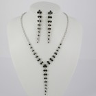 511169 Black Silver Necklace